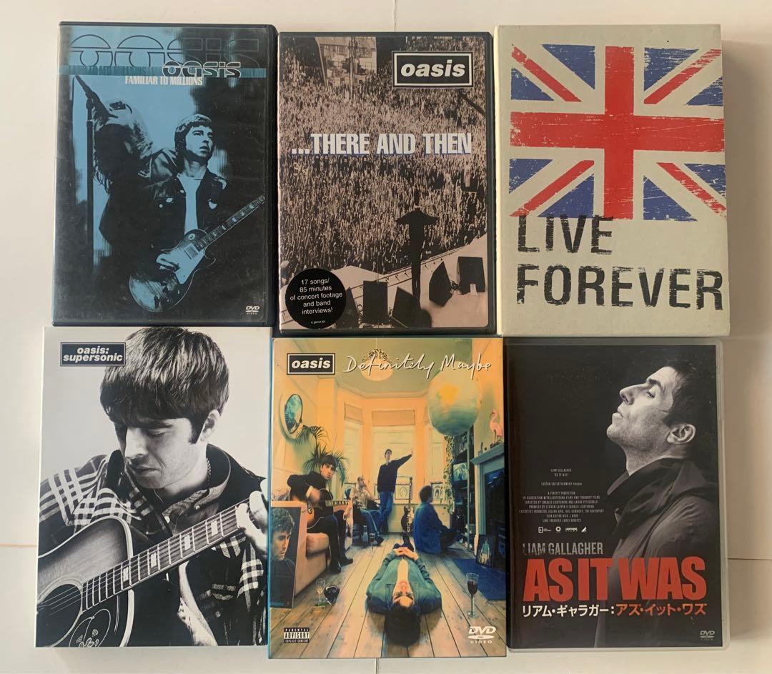Oasis オアシス oasis DVD セット 6本 中古 リアム ノエル