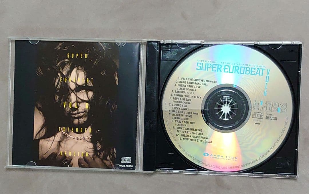 スーパーユーロビートVol.6　SUPER EUROBEAT　ディスコ