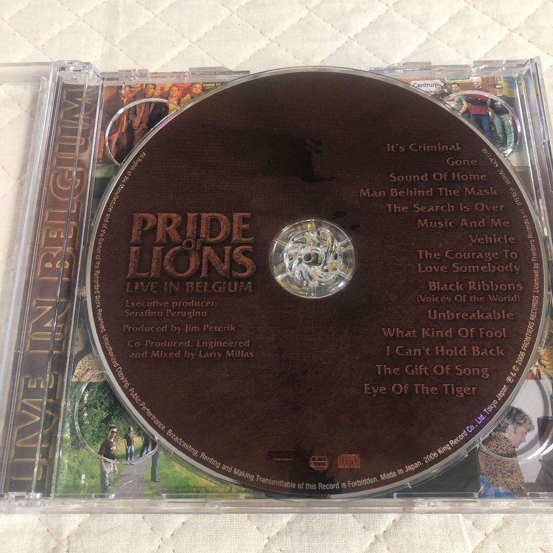 帯付き！国内盤！PRIDE OF LIONS/ LIVE IN BELGIUM