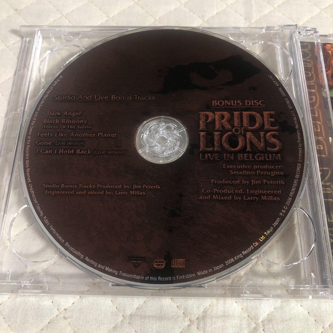 帯付き！国内盤！PRIDE OF LIONS/ LIVE IN BELGIUM