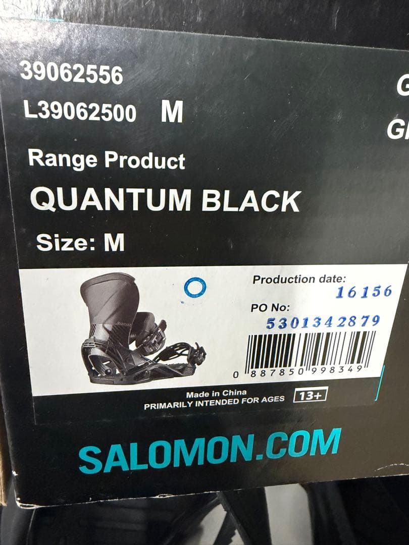 値下げ！SALOMON QUANTUM バインディング Mサイズ