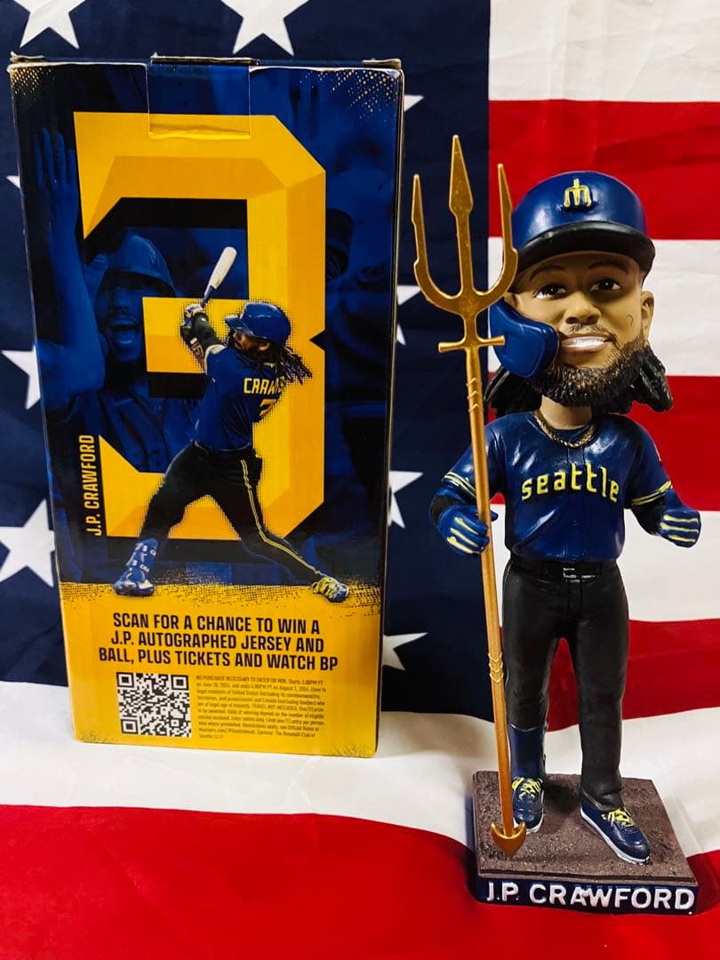 J. P. クロフォード　ボブルヘッド　シアトルマリナーズ　シティコネクト