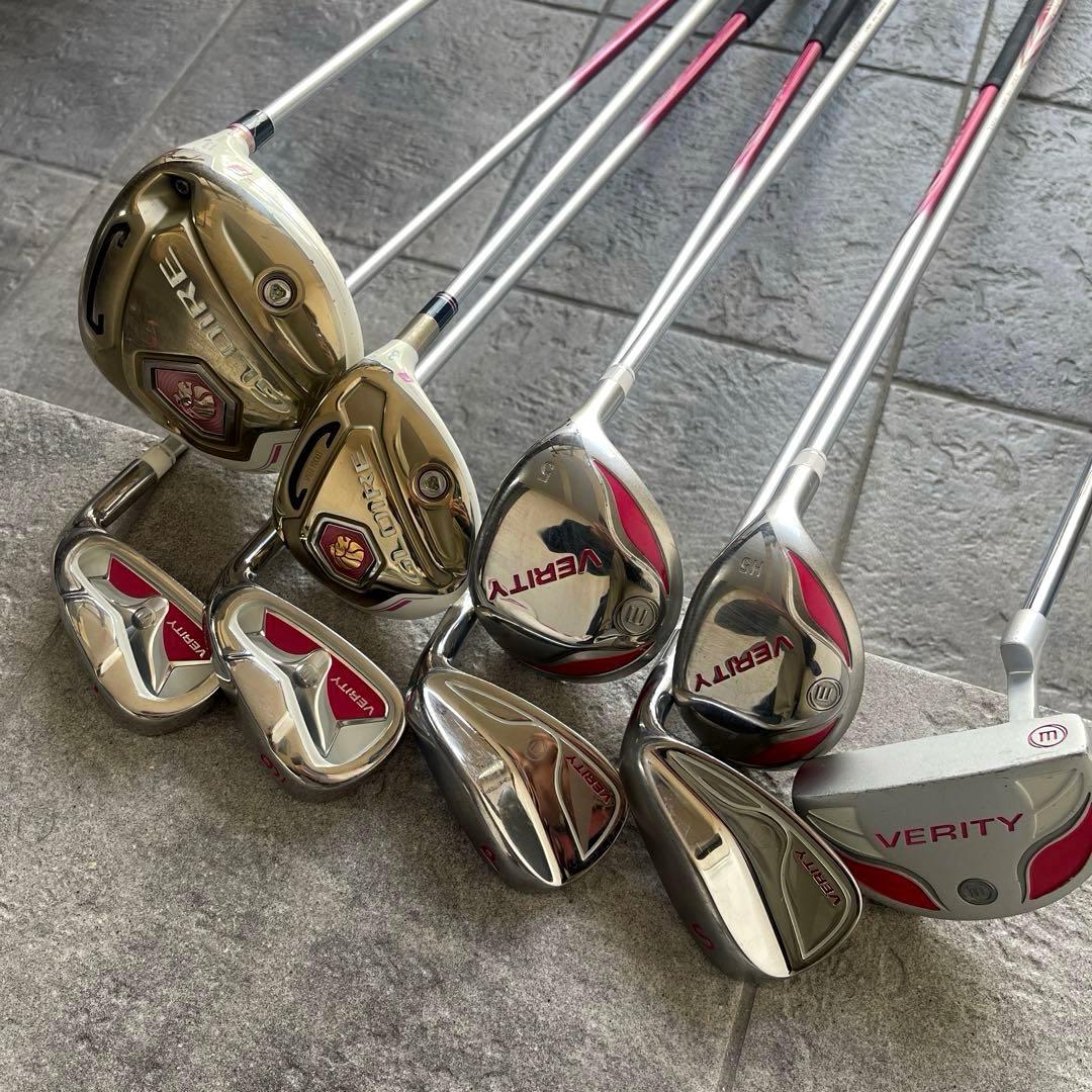高級クラブセット‼️レディース用　VERITY マジェスティ　キャディバッグ付き★