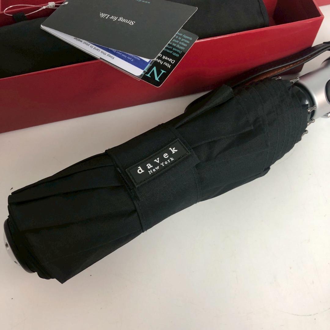 davek New York ダベック 折りたたみ傘 ブラック レディース