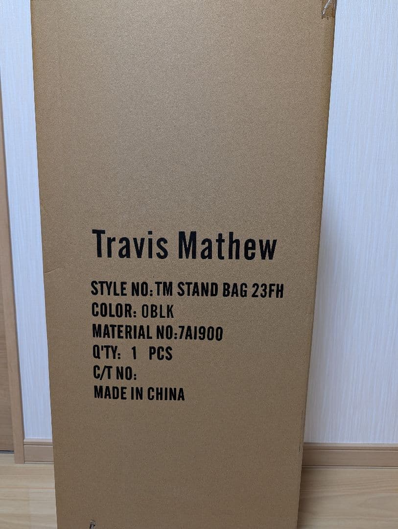 【TRAVISMATHEW/トラビスマシュー】スタンドキャディバック　グレー