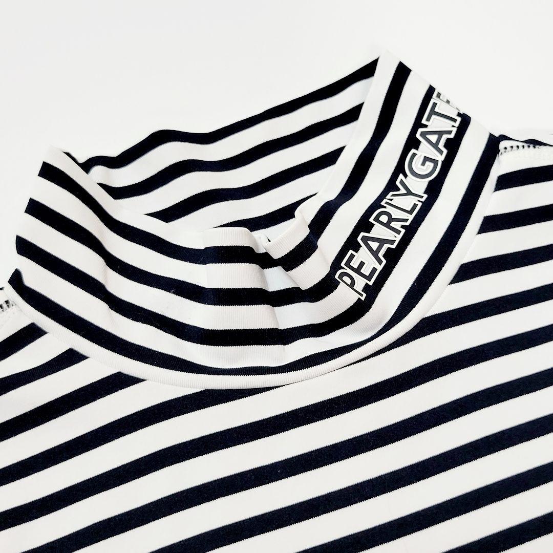 【PEARLY GATES/パーリーゲイツ】長袖 クールインナー ロゴ ボーダー