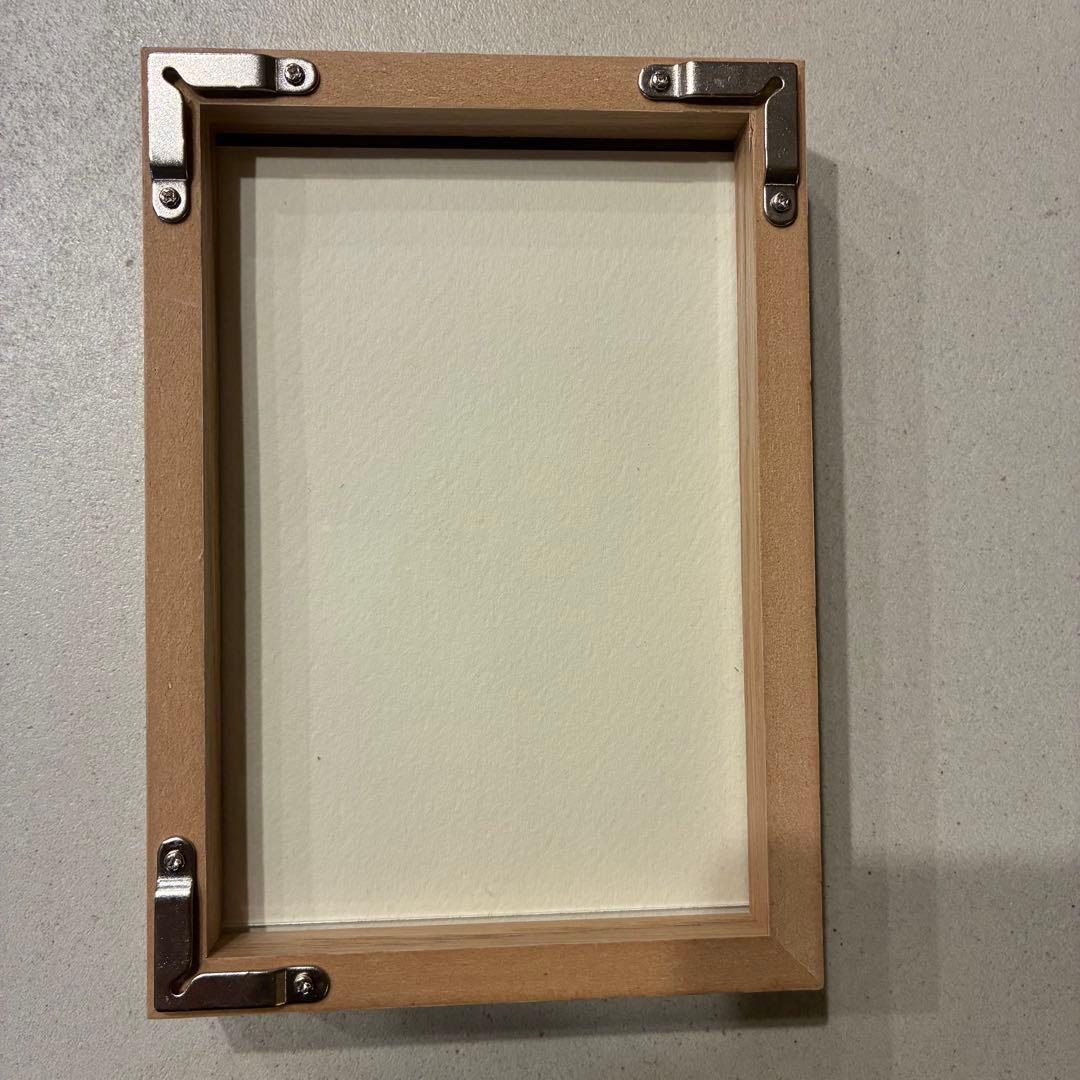 山口一郎 原画　「hana」　赤　額装済