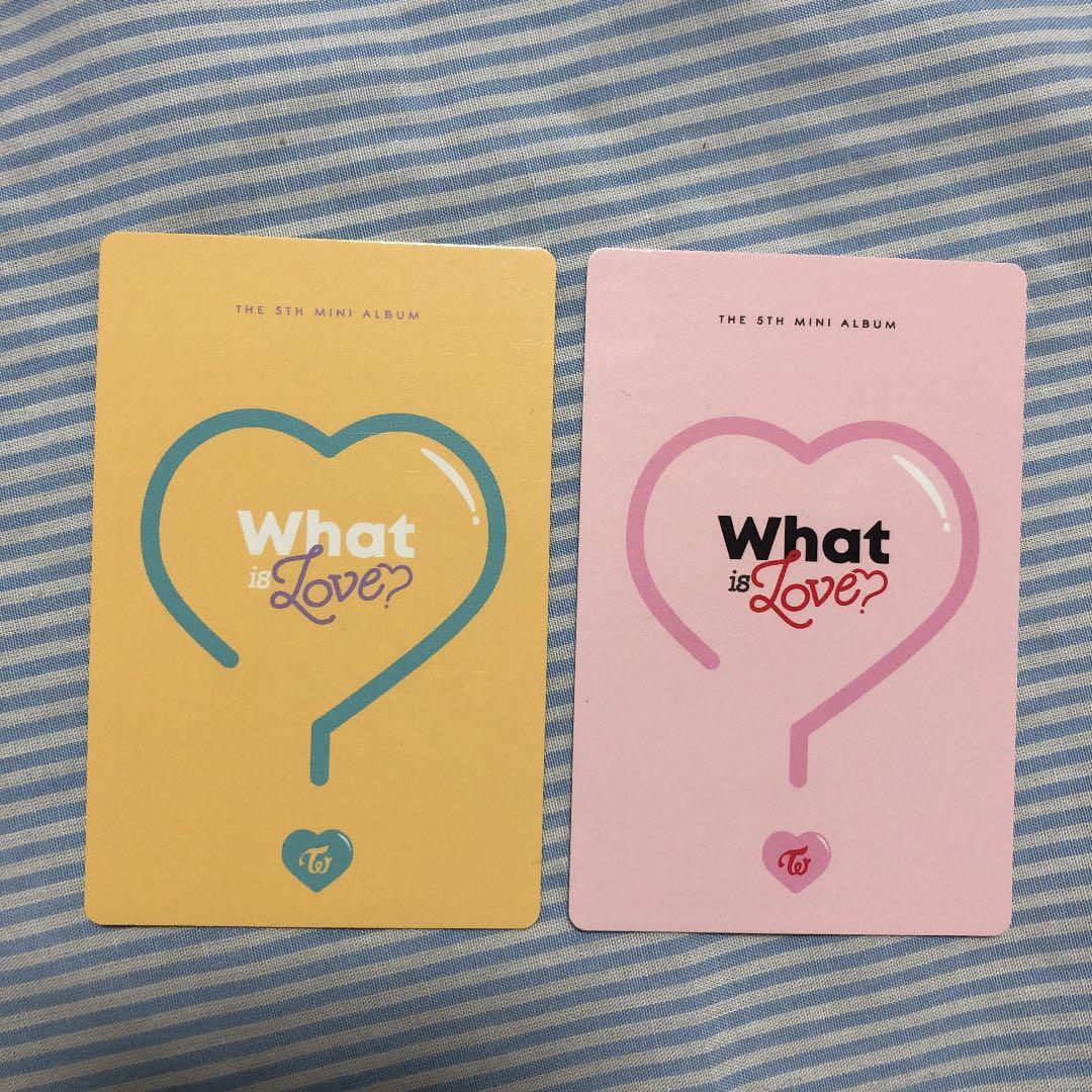 TWICE What is Love? チェヨン トレカセット