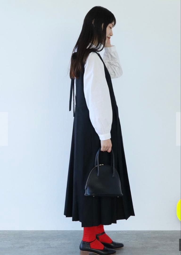 bulle de savon プリーツワンピース