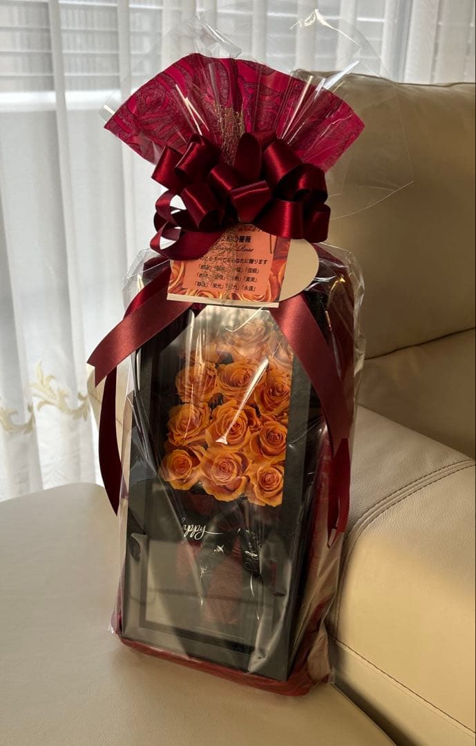 ROSEJUNO プリザーブドフラワー 12輪の薔薇 未開封 お渡し袋付