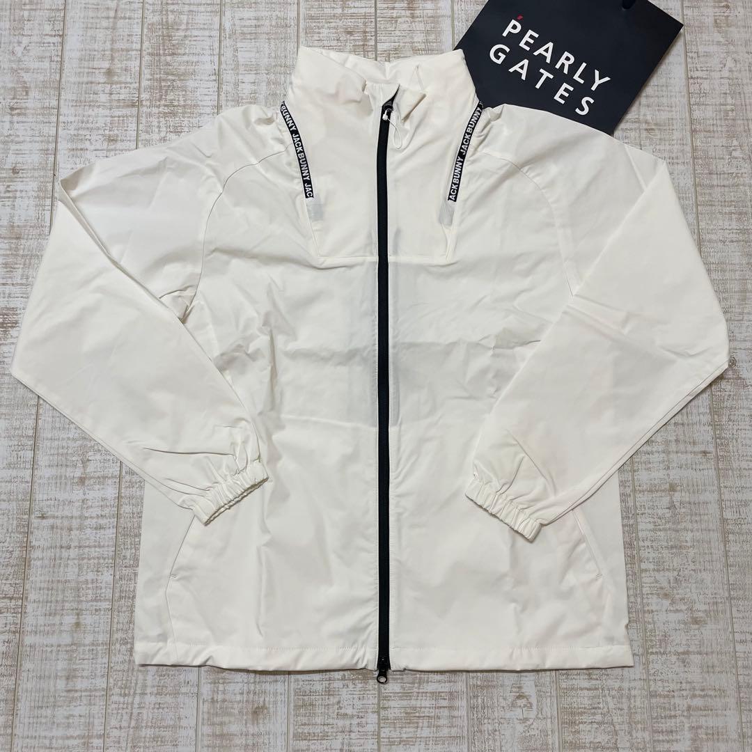 新品 ジャックバニー ナイロンブルゾン 撥水防風 ホワイト Lサイズ（5）