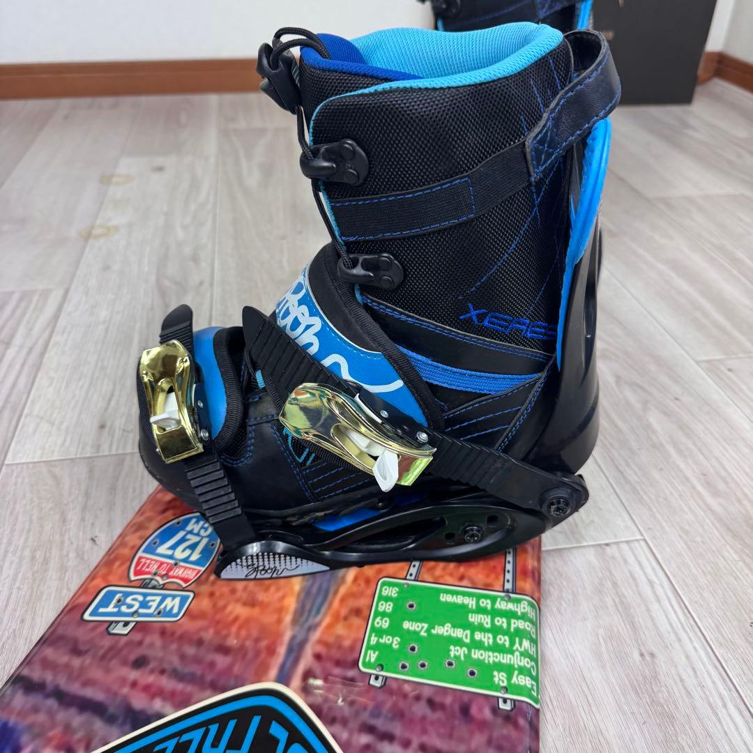 専用ジュニア スノーボード セット 127cm ブーツ24cm