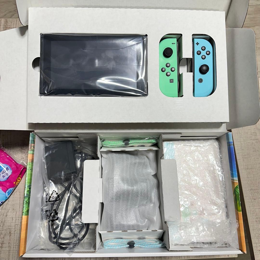 Nintendo Switch あつ森セット 本体 箱あり 動作確認済