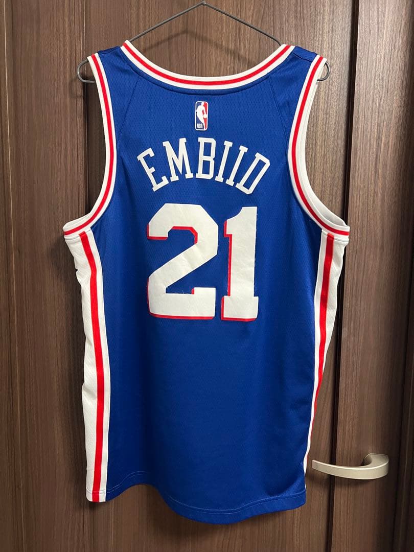 NBA Nike 76ers ジョエル・エンビード　バスケットボールゲームシャツ