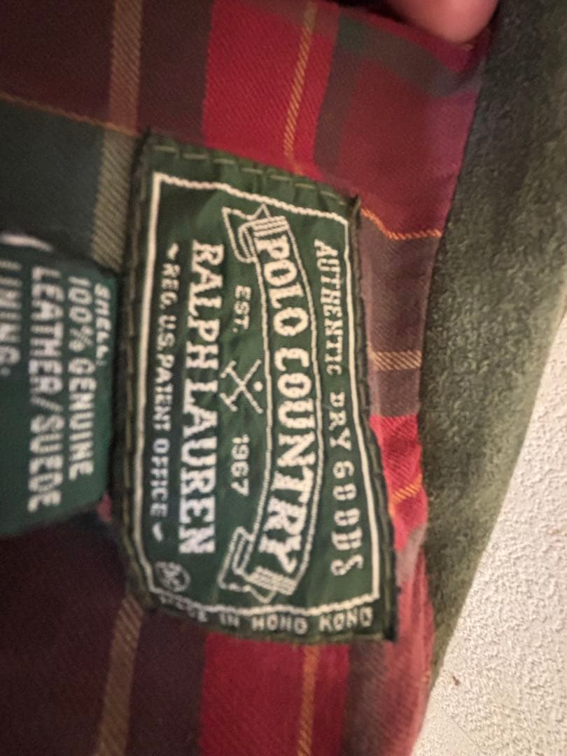 【希少】80s ポロカントリー ラルフローレン スエード ボマージャケット