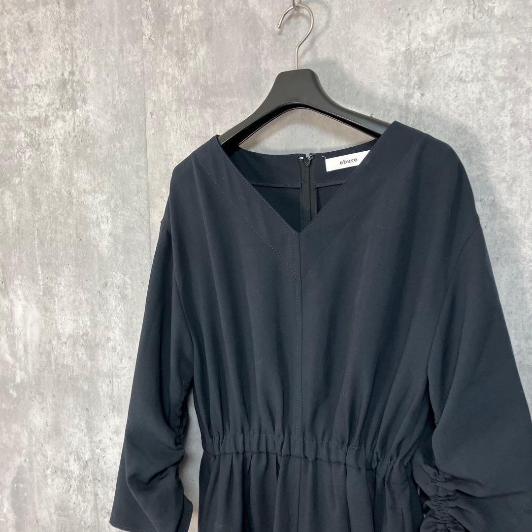 ebure ウエストギャザーワンピース 36