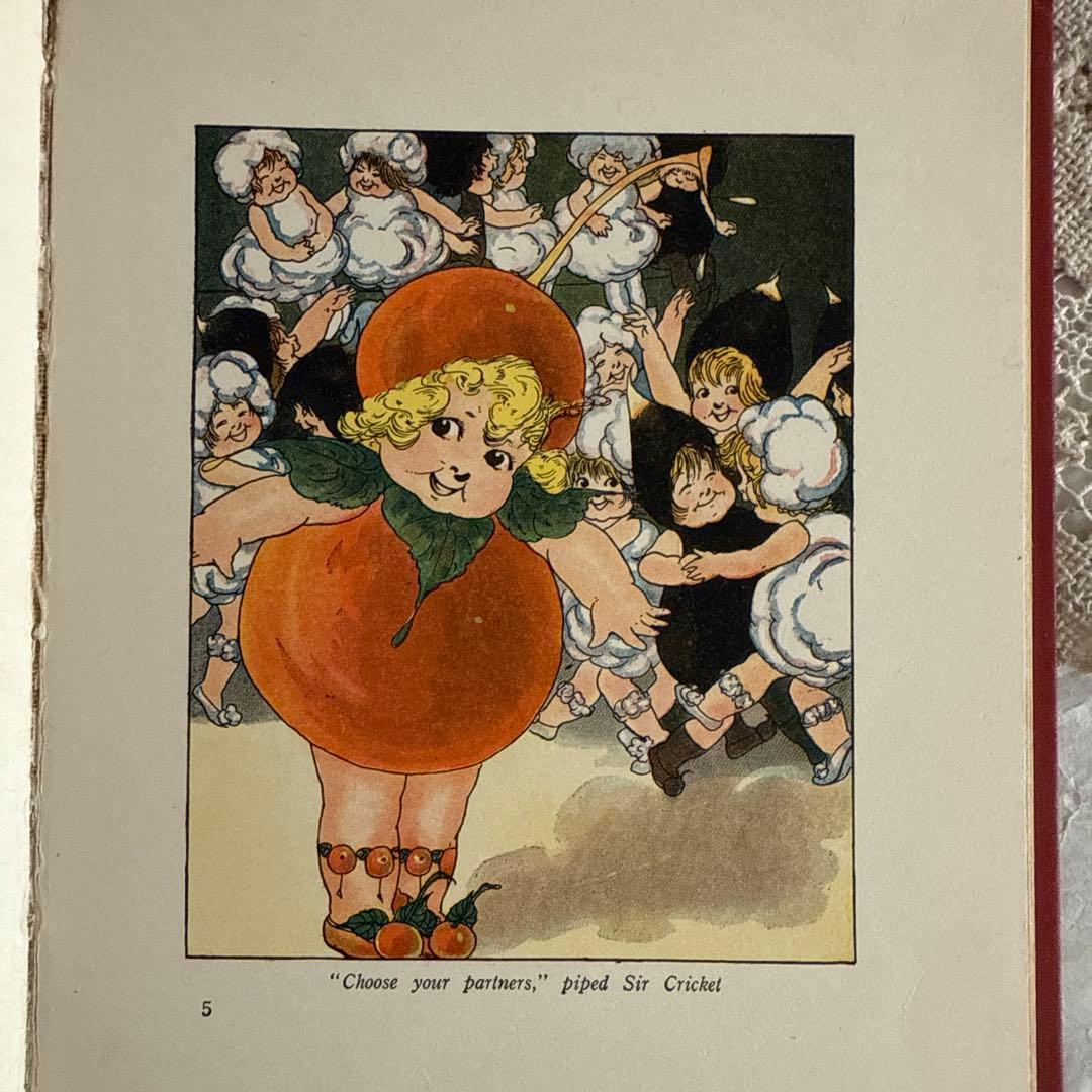 稀少1915年アンティーク愛らしい挿絵の絵本　初版　洋書ジャンクジャーナル古書