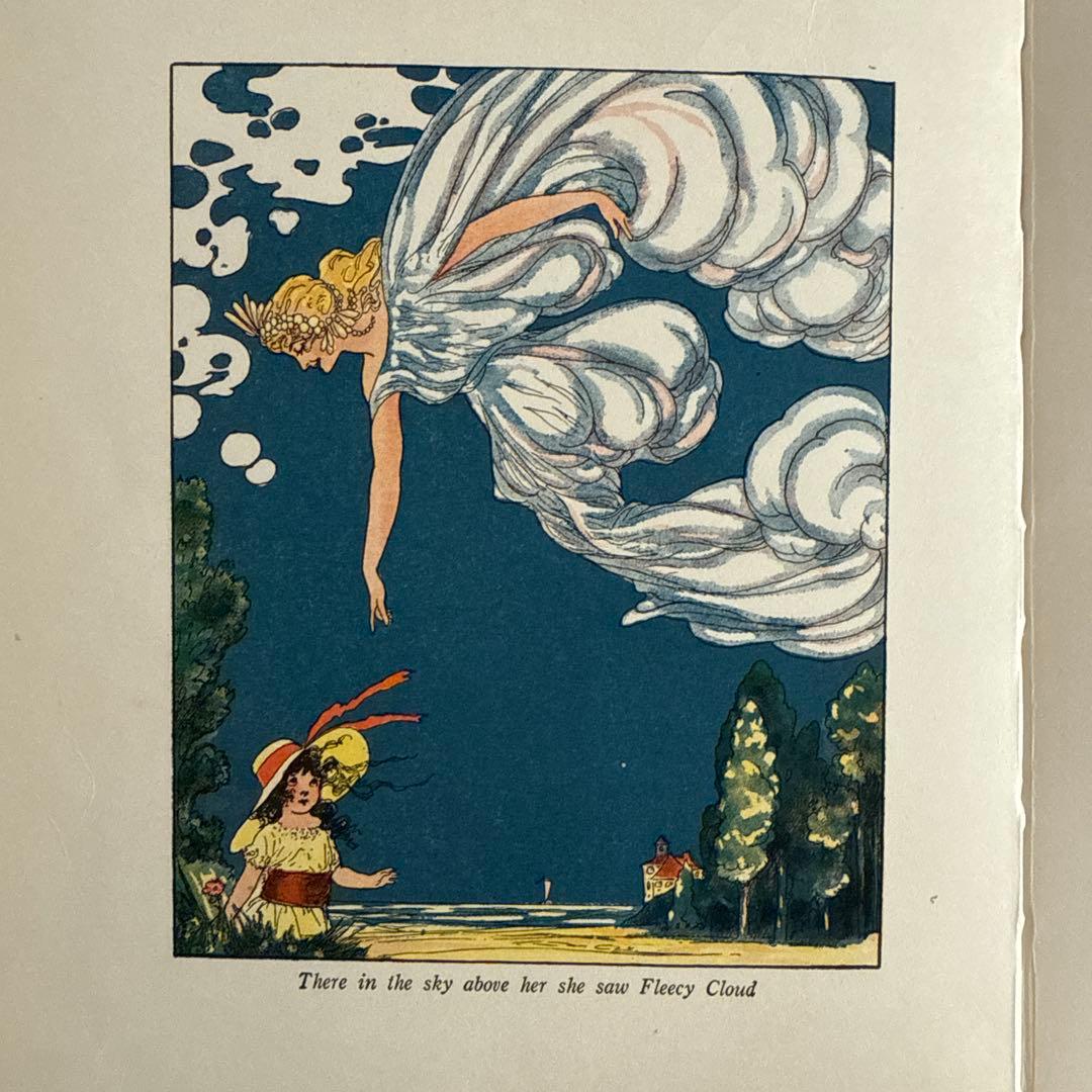 稀少1915年アンティーク愛らしい挿絵の絵本　初版　洋書ジャンクジャーナル古書