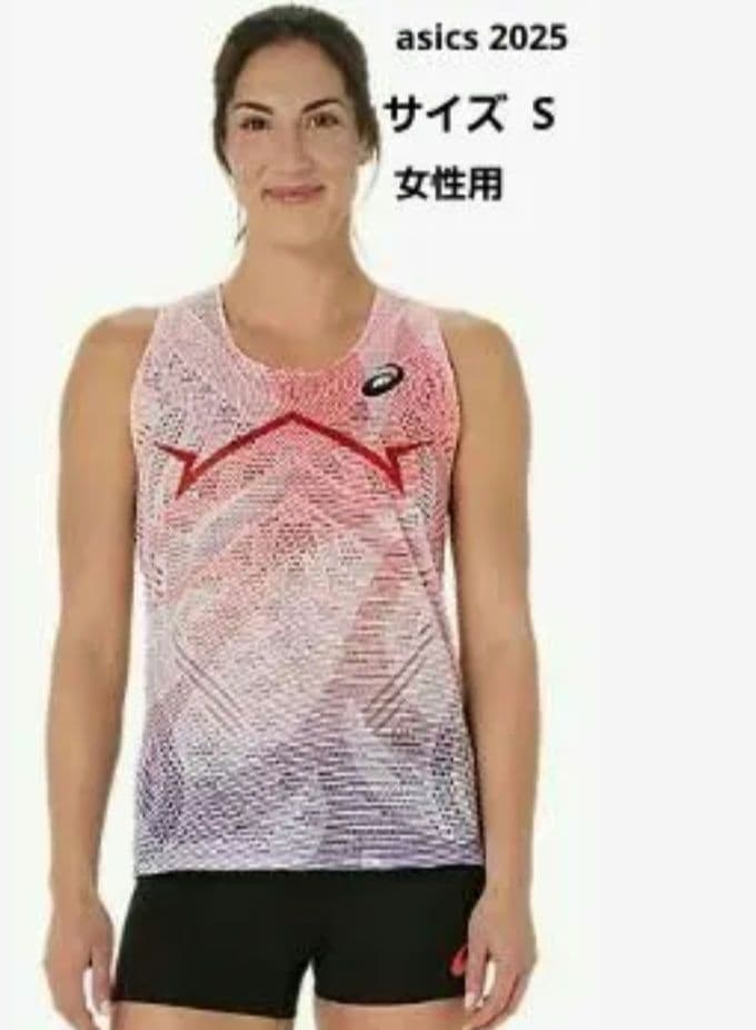アシックス　SPEEDシングレット　サイズ　S　ランニングウエア　女性用