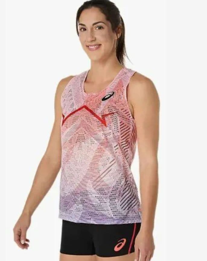 アシックス　SPEEDシングレット　サイズ　S　ランニングウエア　女性用