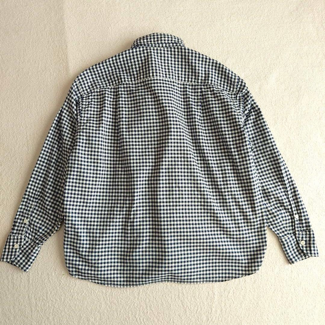 45R 45rpm 薄オックスのフリルオーシャンブラウス