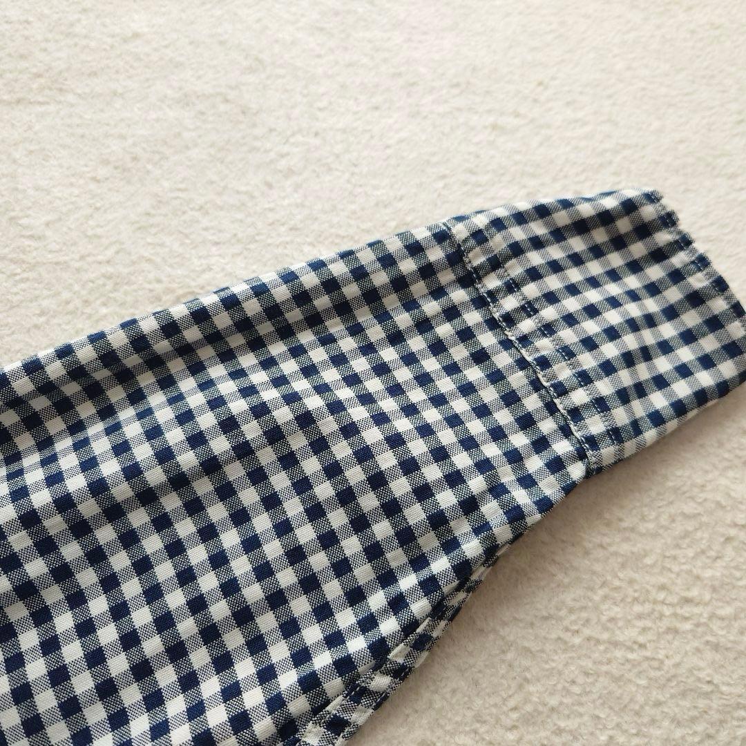 45R 45rpm 薄オックスのフリルオーシャンブラウス