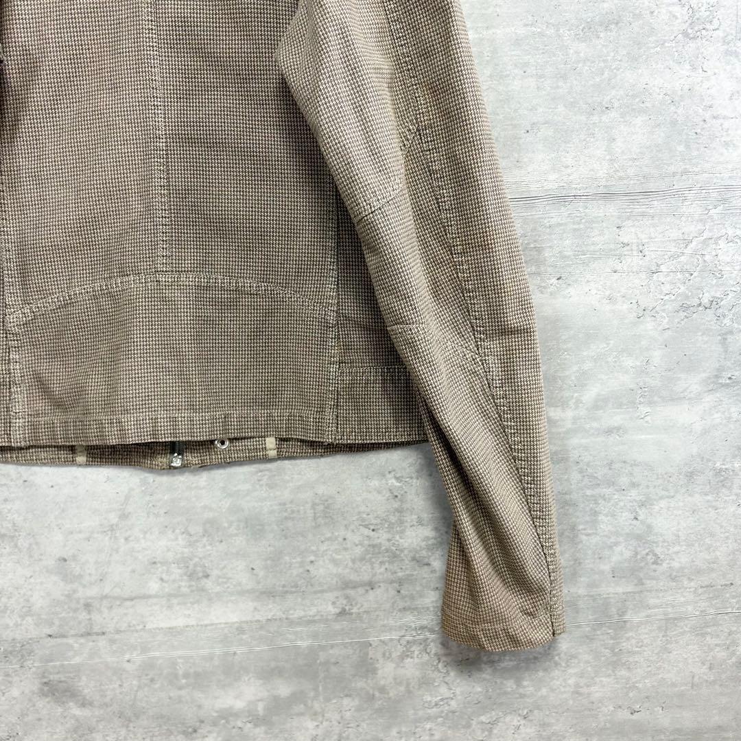 DIESEL ディーゼル 00's ライダースジャケット Y2K チェック柄