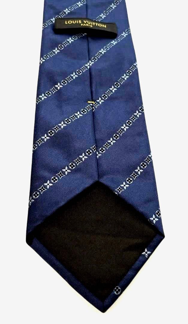 【美品】LOUIS VUITTON シルク素材ネクタイ