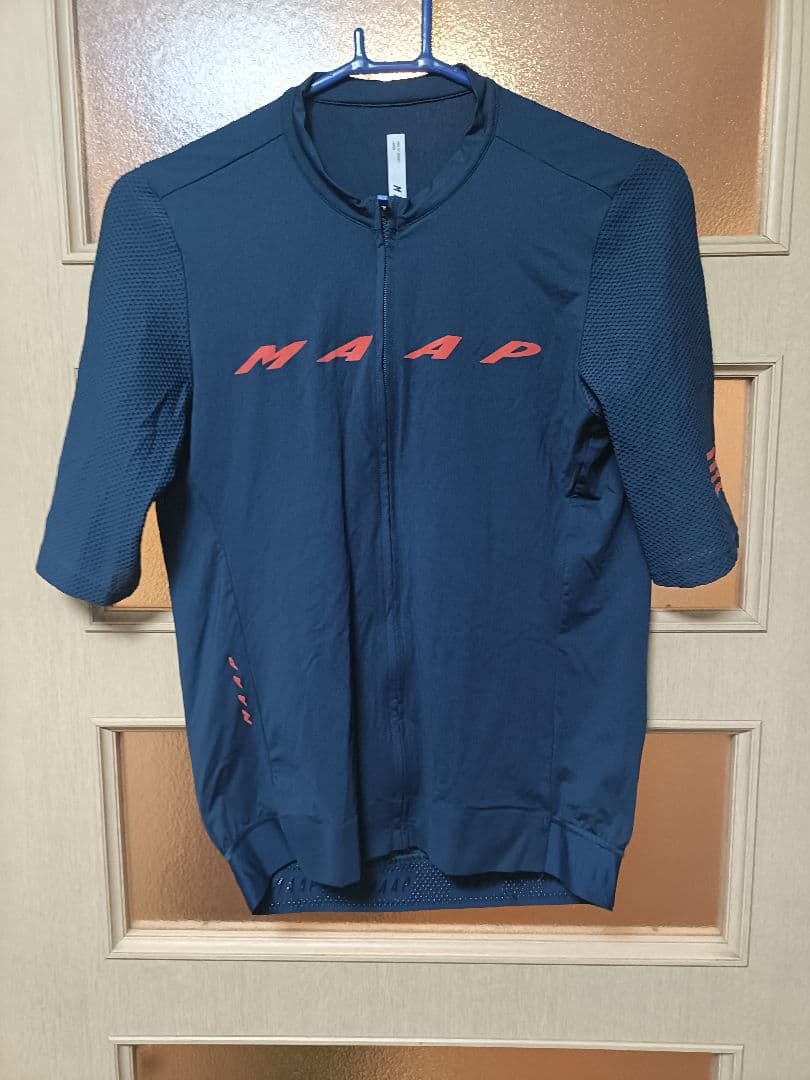  ネイビー 半袖 サイクルジャージ