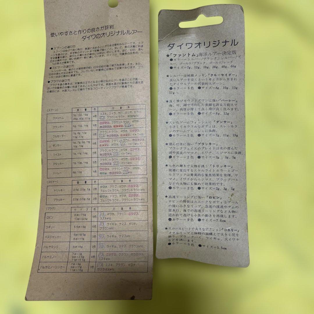 オリムピックリール。ダイワルアー2点セット