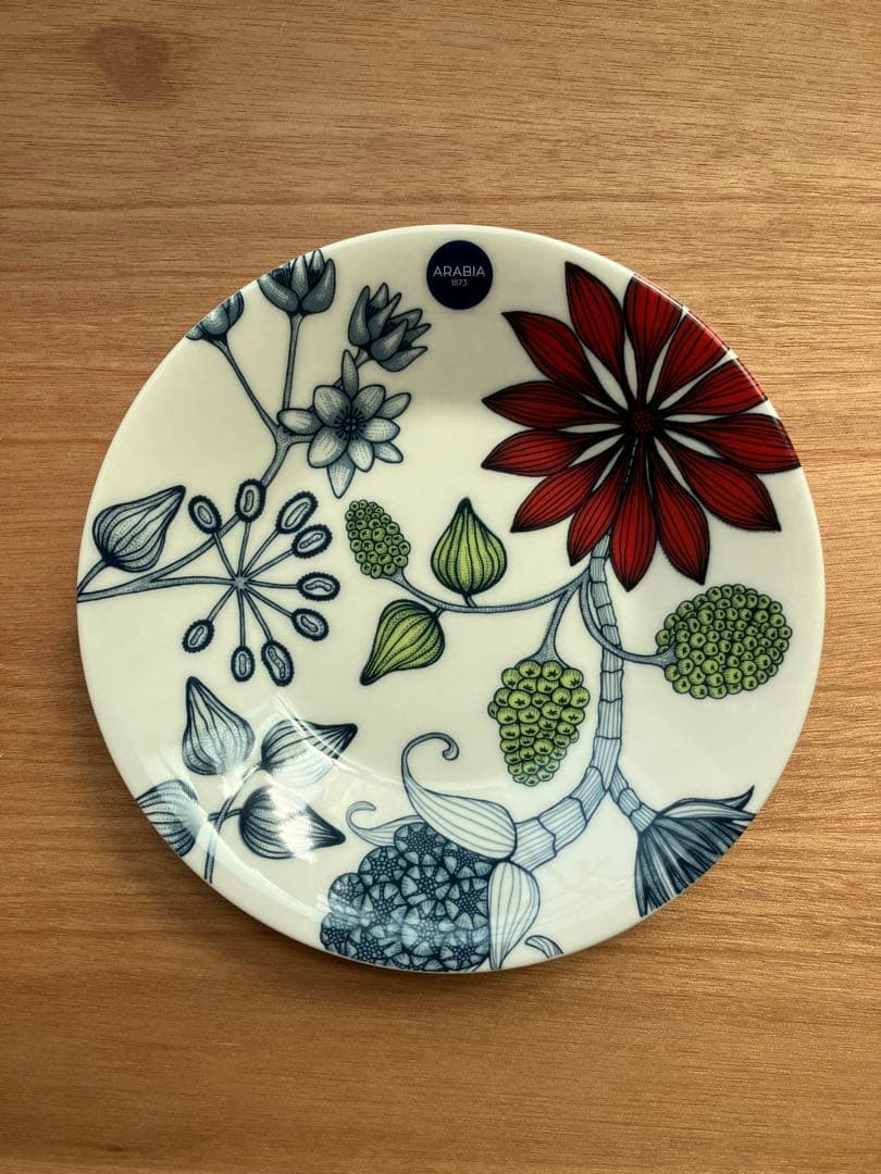 アラビア　ルノ プレート 16.5cm ソーサー サマーレイ