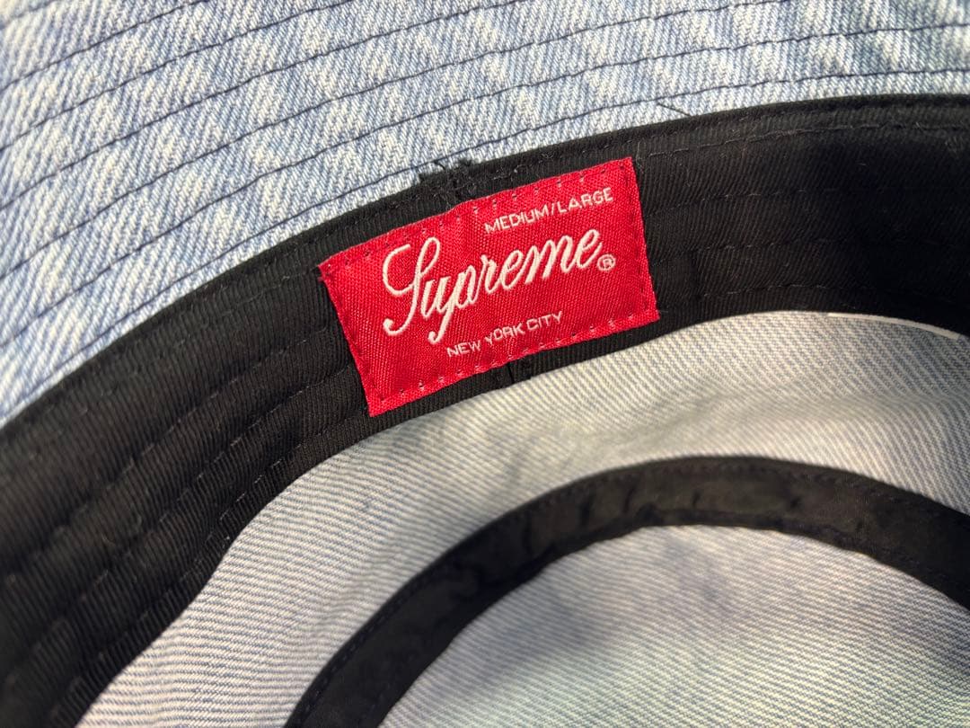 帽子 Supreme 23ss Outline Crusher Denim M/L