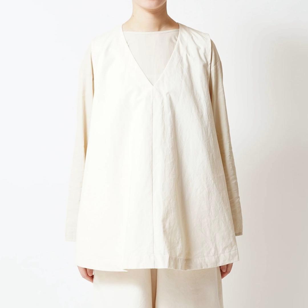 Yoli 2025AW Cotton vest オフホワイト