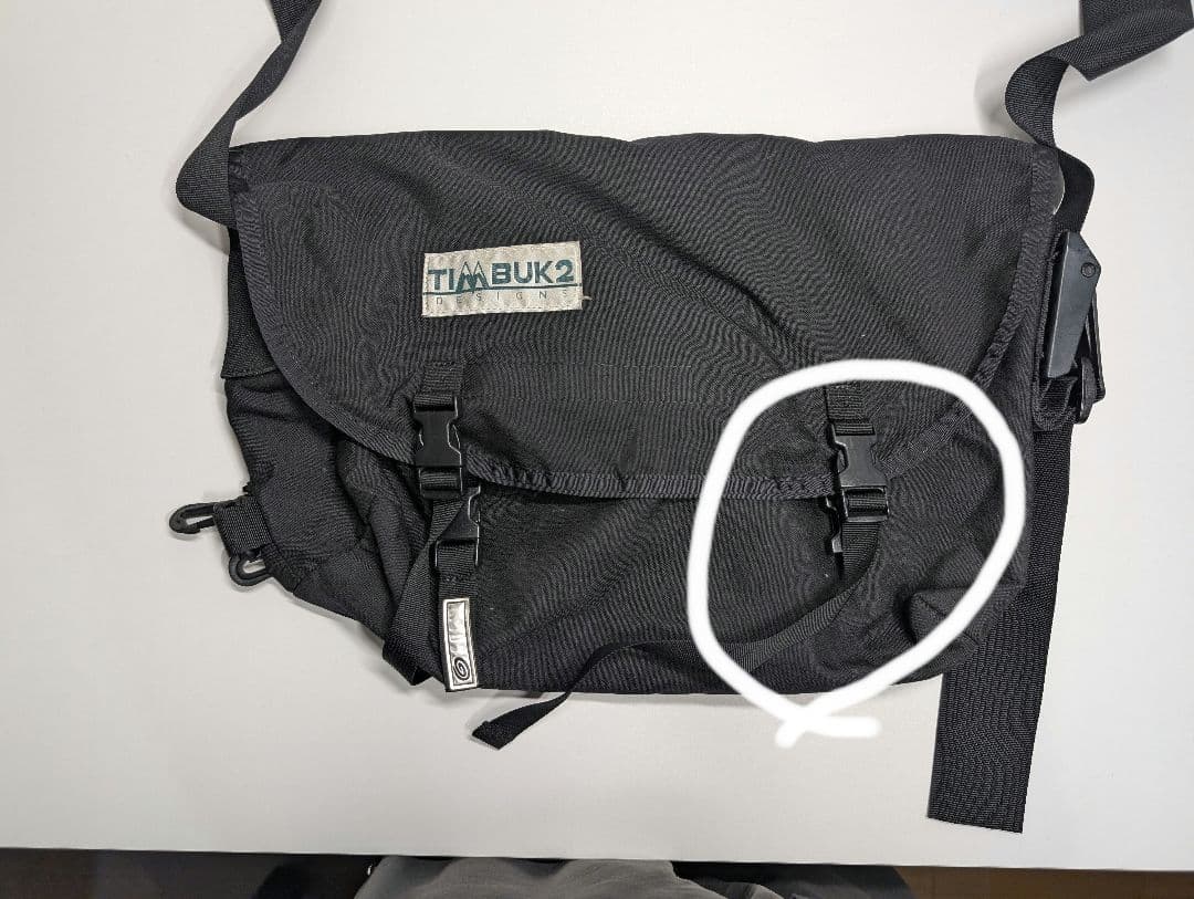 旧タグ　TIMBUK2 ティンバックツー メッセンジャーバッグ　黒
