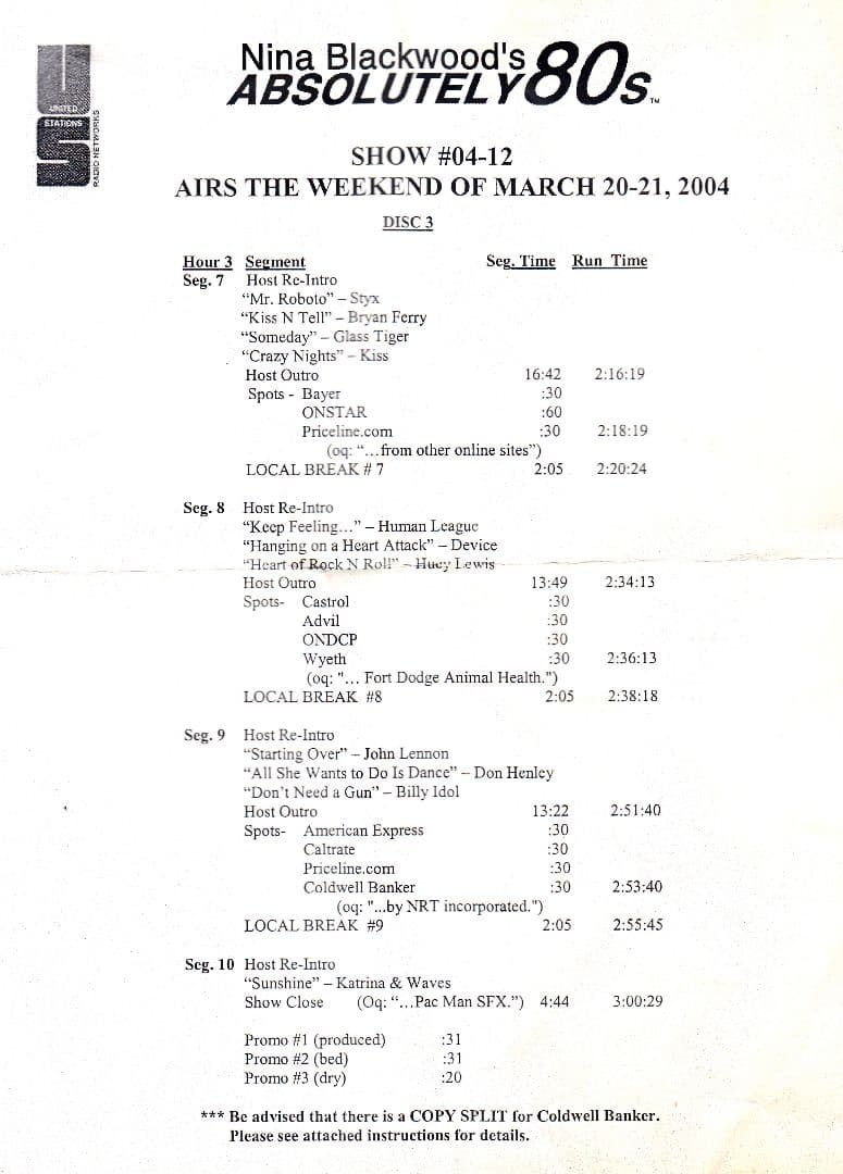 Ｒａｄｉｏ　Ｓｈｏｗ　ＣＤ