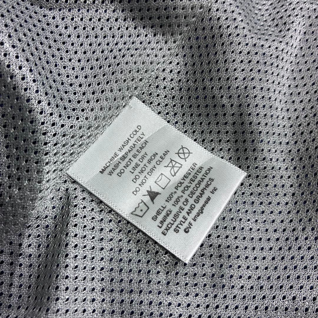 シアトルマリナーズ プルオーバー ナイロンジャケット XL 紺 MLB Vネック