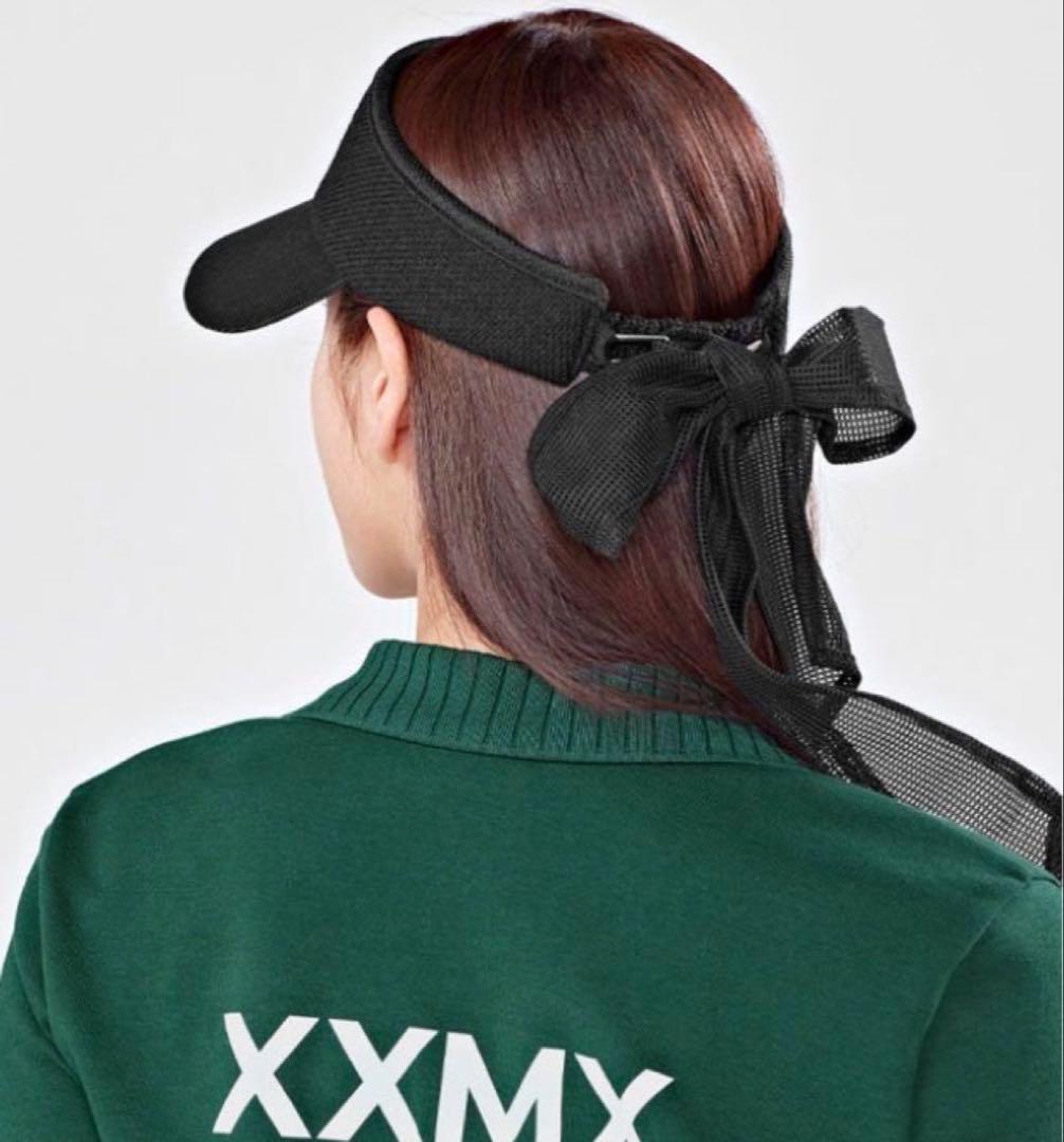 xexymix　ゴルフ　帽子　XGFCP03J0 メッシュリボン付き バイザー
