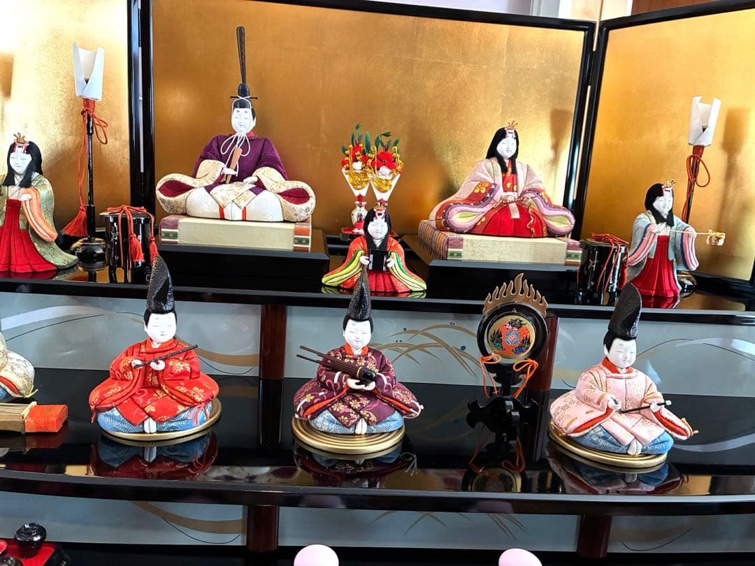 【美品‼️】蓬莱雛　真多呂　雛人形セット 漆塗り　受け渡し限定