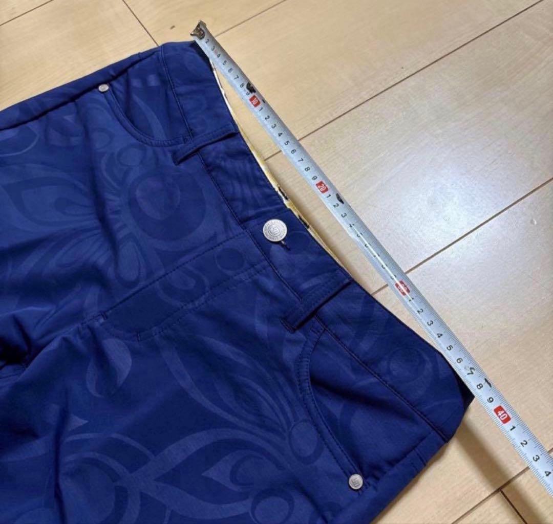 美品　ラウドマウス　ゴルフ ポロシャツ パンツ 2点セット　ネイビー　L/L