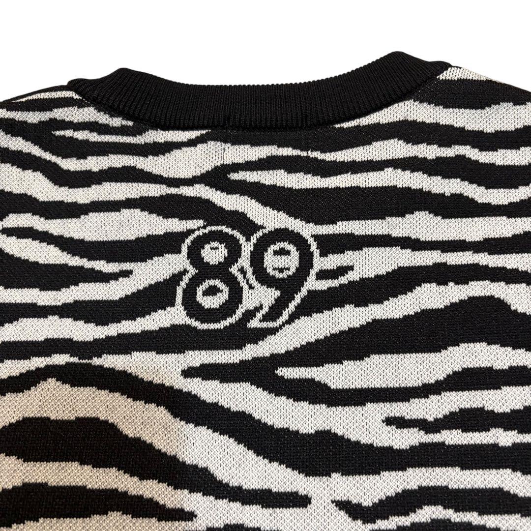 PEARLY GATES ゼブラ柄 ニット セーター サイズ5 ゴルフウェア