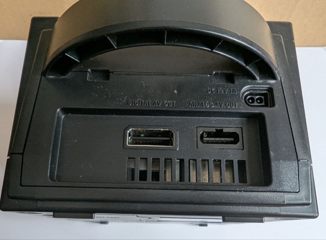 【動作・電源確認済み】ゲームキューブ ブラック 本体 セット メモリーカード付き