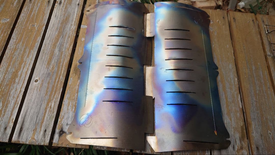 【軽量チタン製】ベルモント焚き火台 TABI(BM-263) ◎岩塩プレート付き