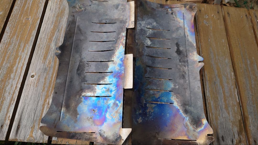 【軽量チタン製】ベルモント焚き火台 TABI(BM-263) ◎岩塩プレート付き