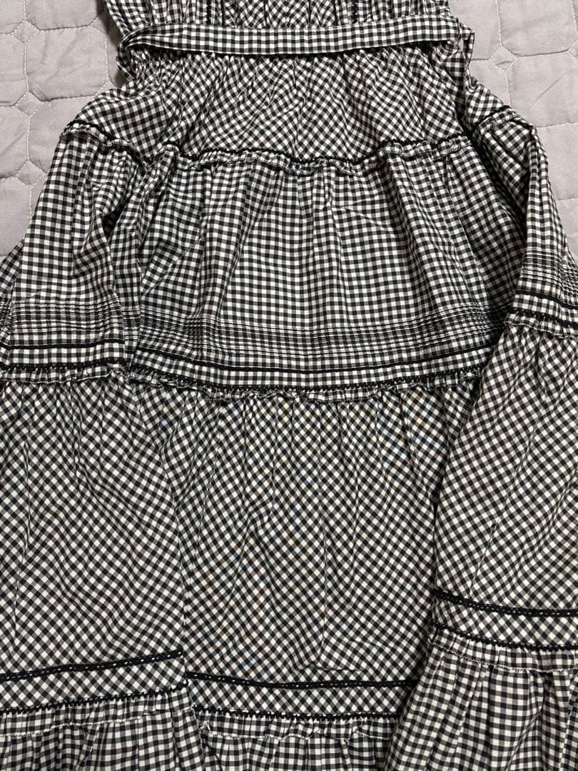 ピンクハウス　ギンガムチェックワンピース