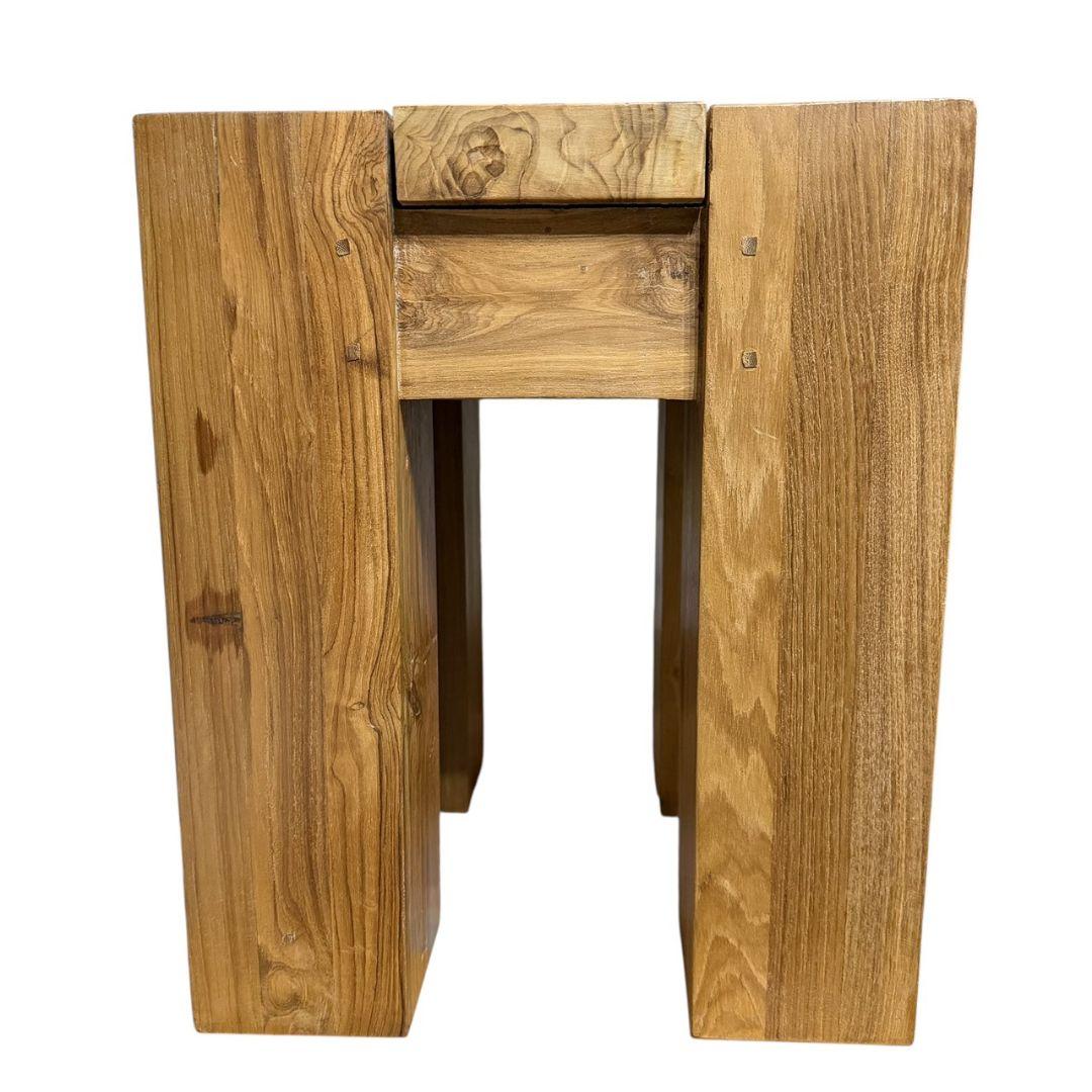 【完売品】LOWYA WTW チーク スツール チーク材