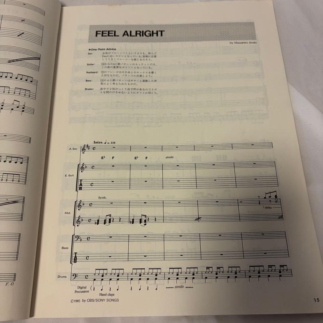 THE SQUARE RESORT 楽譜集　バンドスコア