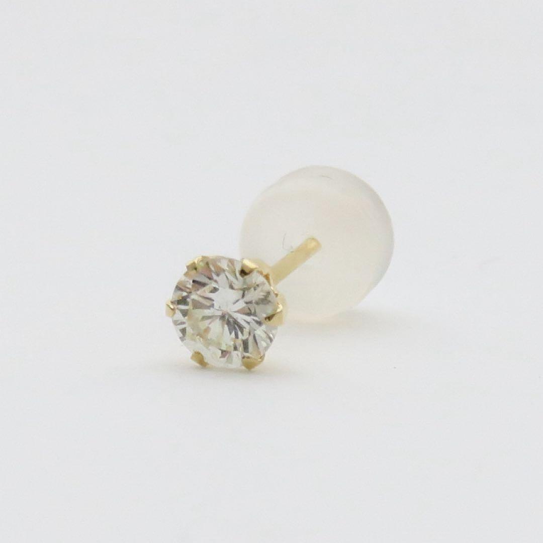 y*a様 【本物保証】K18YG 天然ダイヤモンド 0.221ct ピアス　中宝