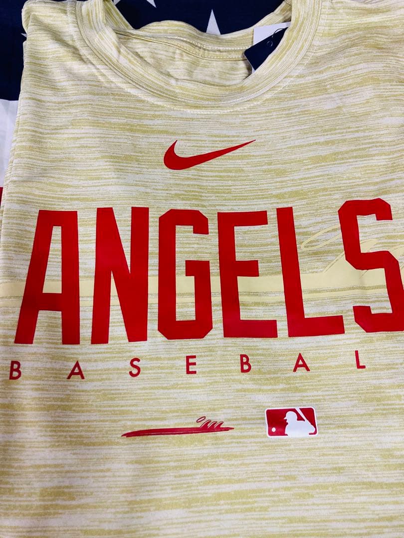 エンゼルス シティコネクト ナイキ Tシャツ L オーセンティック プロ仕様