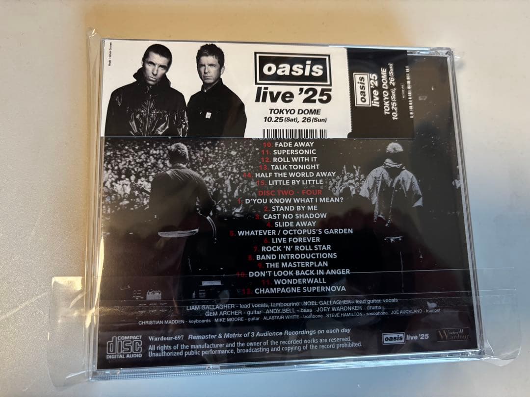 OASIS オアシス DEFINITIVE TOKYO DOME 2025