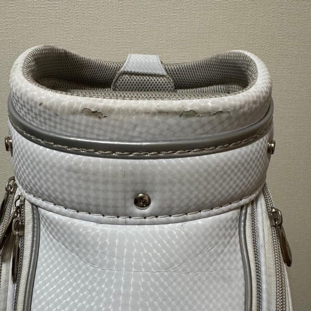 XXIO ゼクシオ レディース キャディバッグ ホワイト系 8.5型